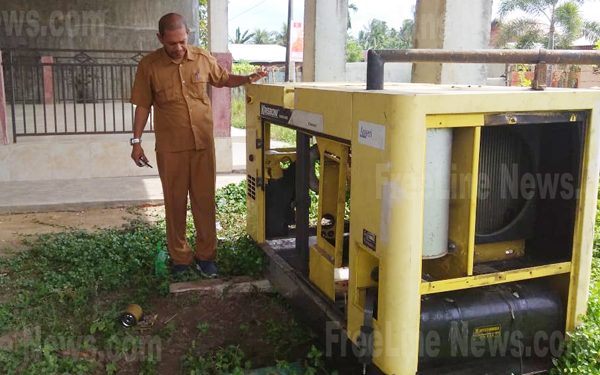 Genset Milik Dinas Kesehatan Aceh Timur Raib Digasak Maling