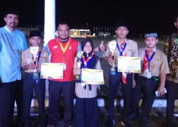 Pramuka Aceh Timur Bawa Pulang Tiga Juara MTR di Nagan Raya
