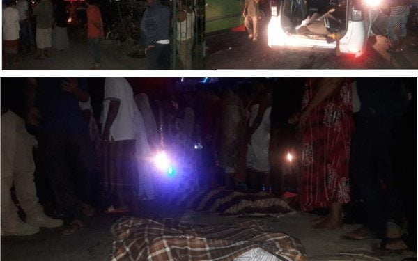 Laka Lantas Pante Bidari, Bus Kontra Xenia  6 Orang Meninggal Dunia