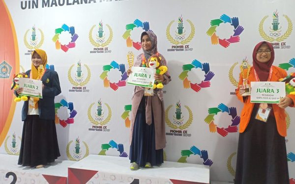 Isyatul Lutfi Raih Medali Emas KTIA Tingkat Nasional