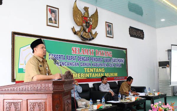 Pemkab Atim Kembali Rancang Qanun Pemerintahan Mukim