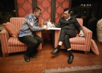 Rocky dan Menko Luhut Bincang Percepatan Pembangunan Daerah