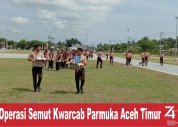 Usai Upacara HUT RI Ke -74, Kwarcab Aceh Timur Gelar Operasi Semut