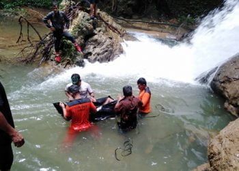 1 Pelajar SMA Asal Pante Bidari Hilang di Lokasi Air Terjun Lokop