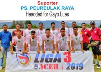 Suporter PS Peureulak Raya Besok Pagi Bertolak ke Gayo Lues