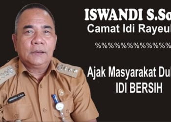 Camat Idi Ajak Masyarakat Galakkan IDI BERSIH