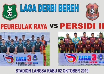 Laga Derbi Bereh : Besok di Stadion Langsa, Persidi Idi vs PS Peureulak Raya