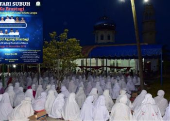 Awal November Pejuang Subuh Aceh Timur ke Masjid Agung Brastagi