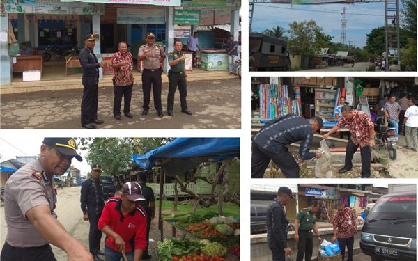Muspika Idi Rayeuk dan Satpol PP Imbau Warga Idi Jaga Kebersihan