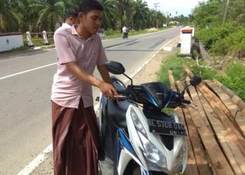 Aneh, 1 Unit Sepeda Motor Vario Tertukar Saat Ambil Sembako PKH di Bagok
