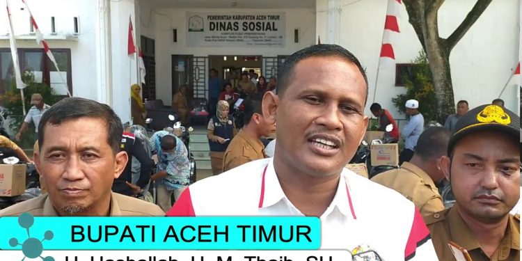 Bantuan Moto Yamaha Keu Urueng Cacat Lam Wilayah Aceh Timu