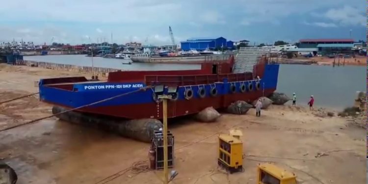 Ponton PPN- Idi DKP Aceh Pekan Ini Tiba di Aceh Timur