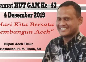Moment HUT GAM Ke- 43, Bupati Rocky Ajak Semua Elemen Bersatu Membangun Aceh