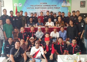 Pesawat Upgrade Puluhan Wartawan Aceh Timur