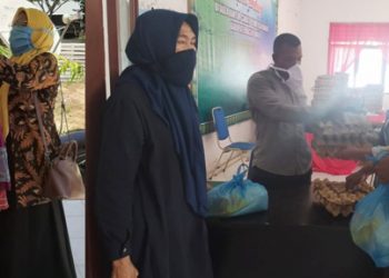 Disperindagkop Aceh Timur Gelar Pasar Murah Berstandar COVID- 19