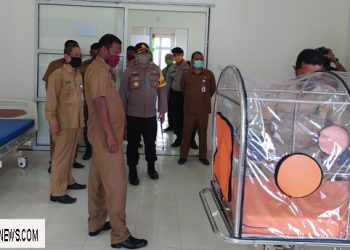 Forkopimda Aceh Timur Tinjau Ruang Isolasi Covid -19 di RSUDZM