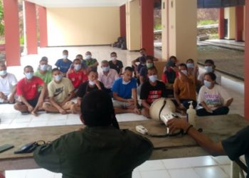 PERMASA Batam Kepri, Jenguk Aneuk Rantau Aceh Malaysia Di Karantina COVID-19