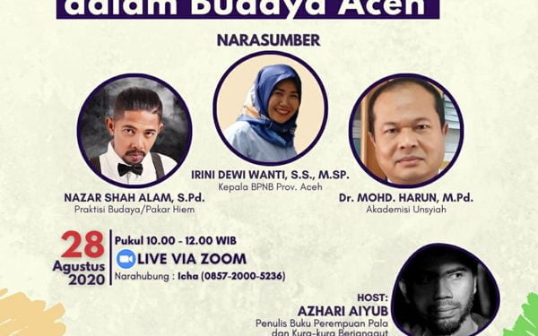BPNB Aceh Gelar Seminar Webinar Pelestarian Hiem Aceh