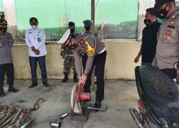 Knalpot Brong Sangat Mangganggu, Ini Tindakan Polsek Peureulak