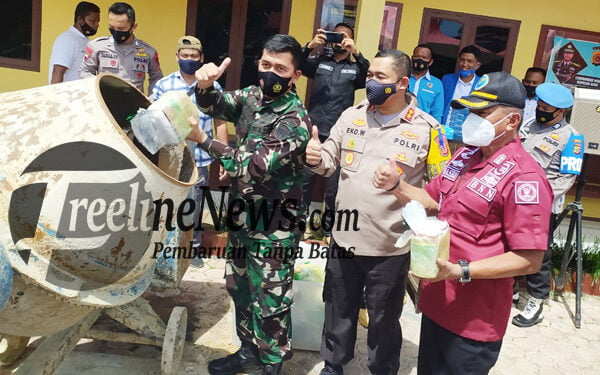 Awal Tahun 2021 Polres Aceh Timur Musnahkan 50 Kg Sabu