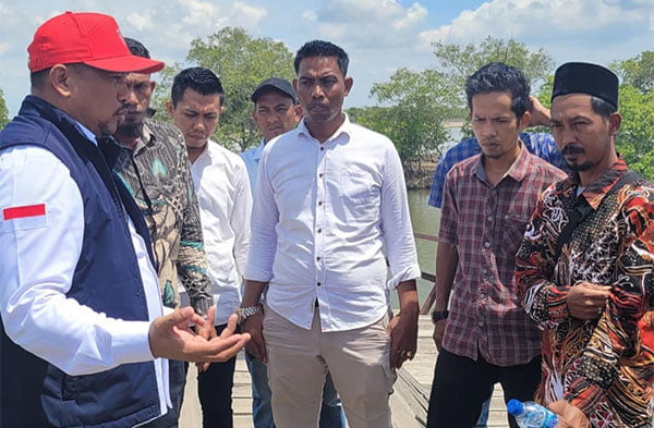 Kadin Aceh dan PUPR Tinjau Jembatan Nalueng Julok