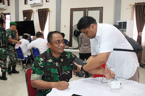 231 Kantong Darah Sambut Hari Bhayangkara Ke 77 Polres Aceh Timur