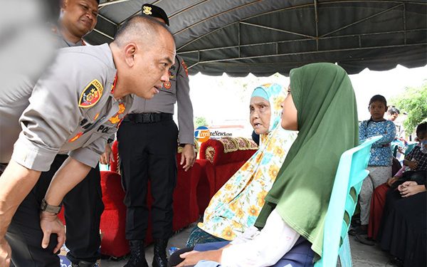 Kapolres Aceh Timur Menyambung Asa Tiara Dihari Bhayangkara