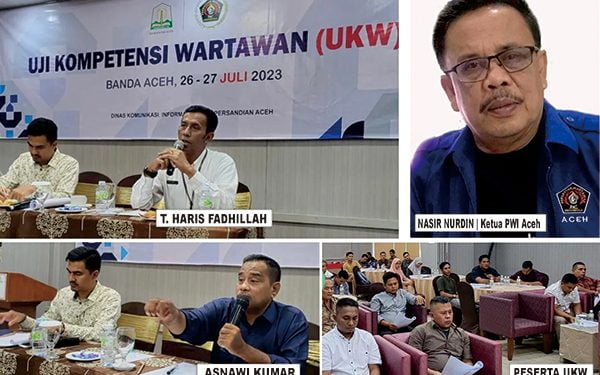 Dua Wartawan Senior PWI Aceh Bahani Peserta UKW