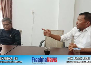 Ini Pesan Ketua DPRK Kepada Dirut dan Karyawan PDAM Aceh Timur