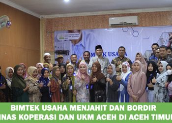 Puluhan Wirausaha Pemula Aceh Timur Ikuti Bimtek Menjahit dan Bordir