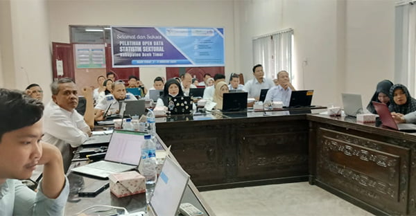 Diskominfo Aceh Timur Gelar Pelatihan Pengelolaan Portal Open Data Statistik Sektoral