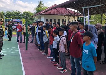 Dandim 0104/Atim Lepas Atlet Taekwondo