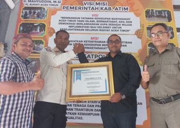 Ketua YARA Memberikan Apresiasi kepada Satpol PP dan WH Aceh Timur