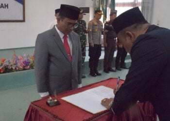Teuku Reza Rizki Resmi Menjabat Sebagai Penjabat Sekretaris Daerah Aceh Timur