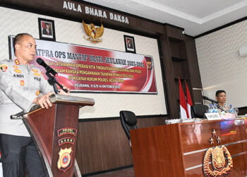 Polres Aceh Timur Gelar Persiapan Pengamanan Pemilu 2024