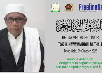Ketua MPU Aceh Timur Abi Nawi Beunoet Meninggal Dunia