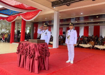 Upacara HUT ke-78 Republik Indonesia di Aceh Timur Khidmat