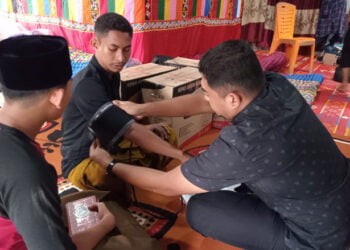 Peserta Kafilah MTQ Aceh Timur Cek Kesehatan Bertanding