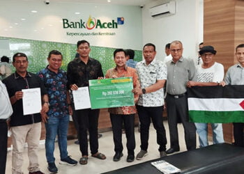 Masyarakat Aceh Timur Kirim Rp 293 Juta Donasi Untuk Palestina