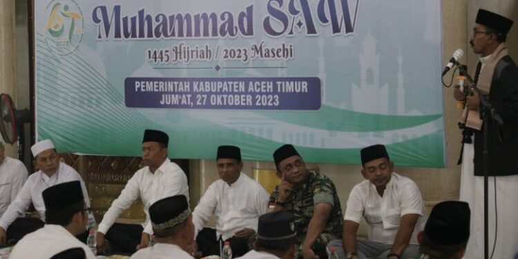 Pejabat Bupati Aceh Timur: Jadikan Suri Tauladan Rasulullah Sebagai Pedoman Hidup