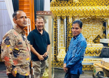 Pejabat Wali Kota Langsa Ikut Meninjau Kesiapan Anjungan Kabupaten Aceh Timur di PKA ke-8