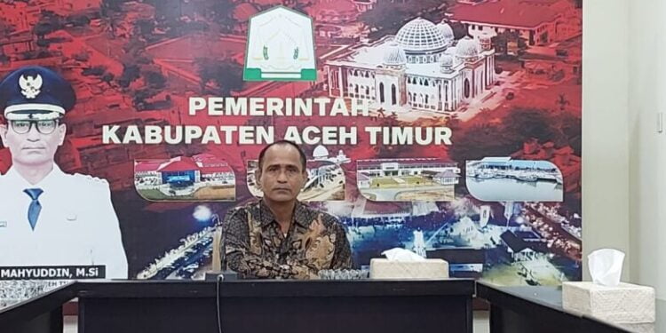 PJ Bupati Aceh Timur Mengikuti Pengarahan Mendagri Dalam Rangka Menjamin Netralitas ASN