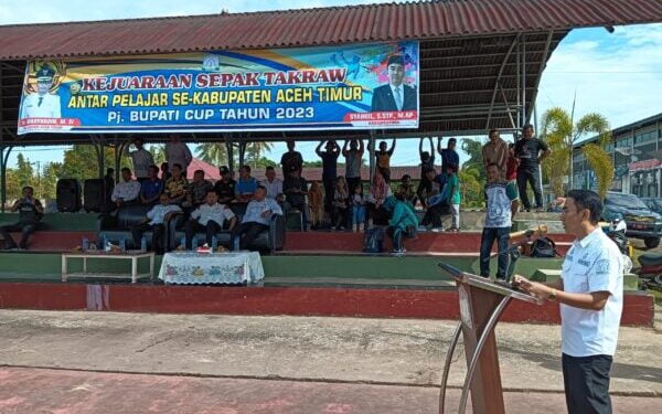 15 Tim Ramaikan Turnamen Sepak Takraw Pejabat Bupati Cup