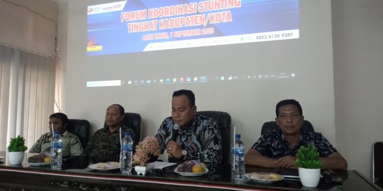 Aceh Timur Gelar Forum Koordinasi Stunting Tingkat Kabupaten Tahun 2023