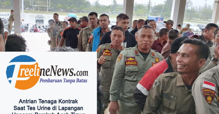 Lawan Narkoba, 400 Tenaga Kontrak Aceh Timur Dites Urine