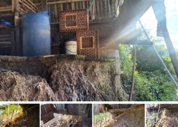 Pedagang Waswas, Pasar Ayam Peureulak Terancam Amblas ke Sungai