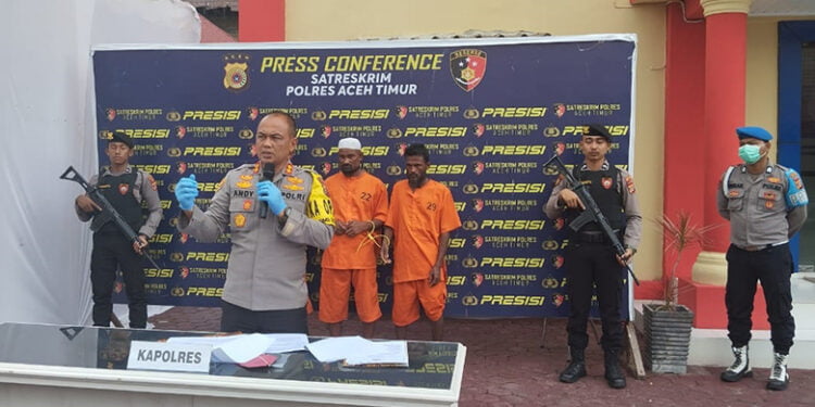 Polres Aceh Timur Tetapkan Tiga Warga Rohingya Tersangka Penyuludupan Manusia