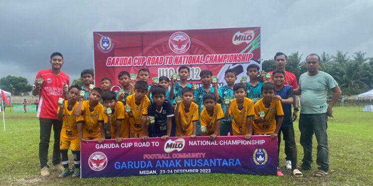 SSB Meteor Binaan Medco E&P Malaka Berlaga di Turnamen Garuda Anak Nusantara Zona Medan