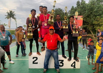 Squad Belia Muda Keutapang Mameh Juara Pertama Takraw Edi Dondong Cup II