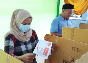 Simulasi Pemungutan Suara Pemilu 2024, Warga Tanoh Anoe Pilih “Partai Boh Kayee”